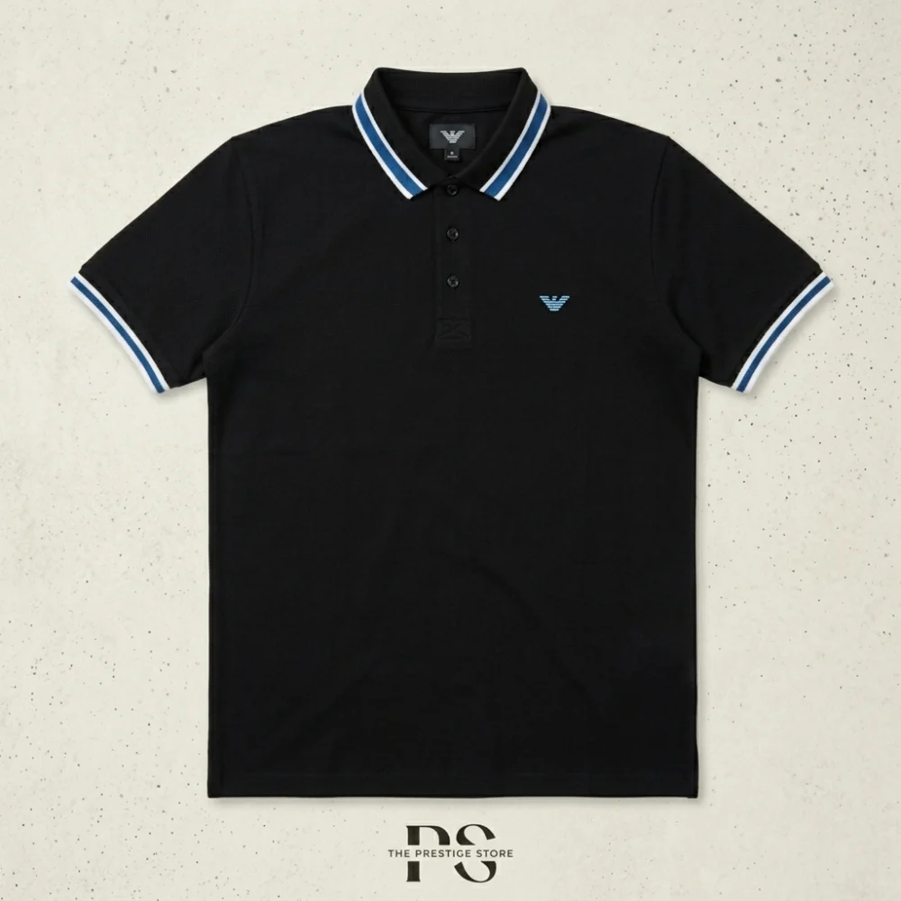 Premium Polo T-Shirt – Black