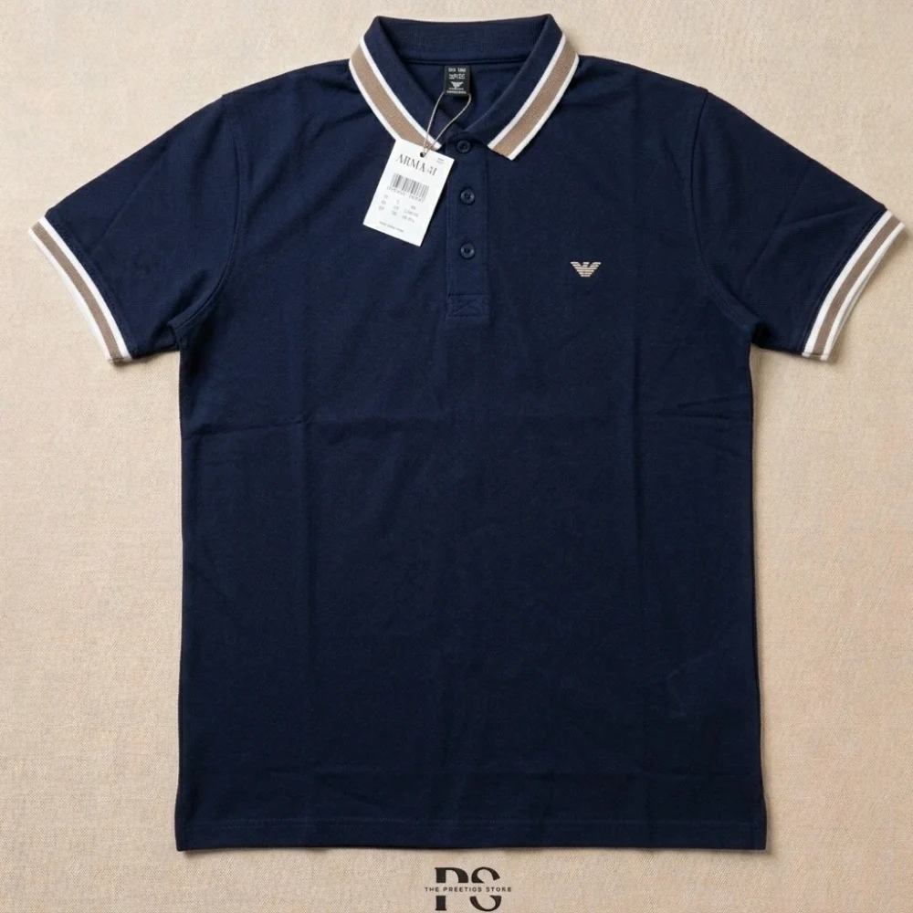 Premium Polo T-Shirt – Navy Blue