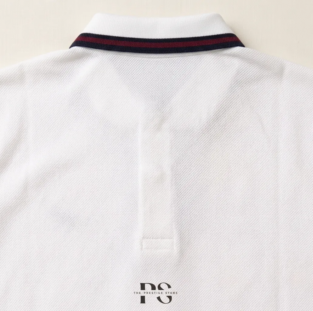 Premium Polo T-Shirt – White - Image 3