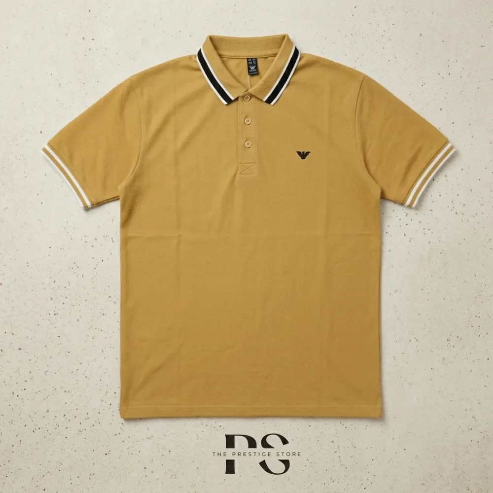 Premium Polo T-Shirt – Yellow