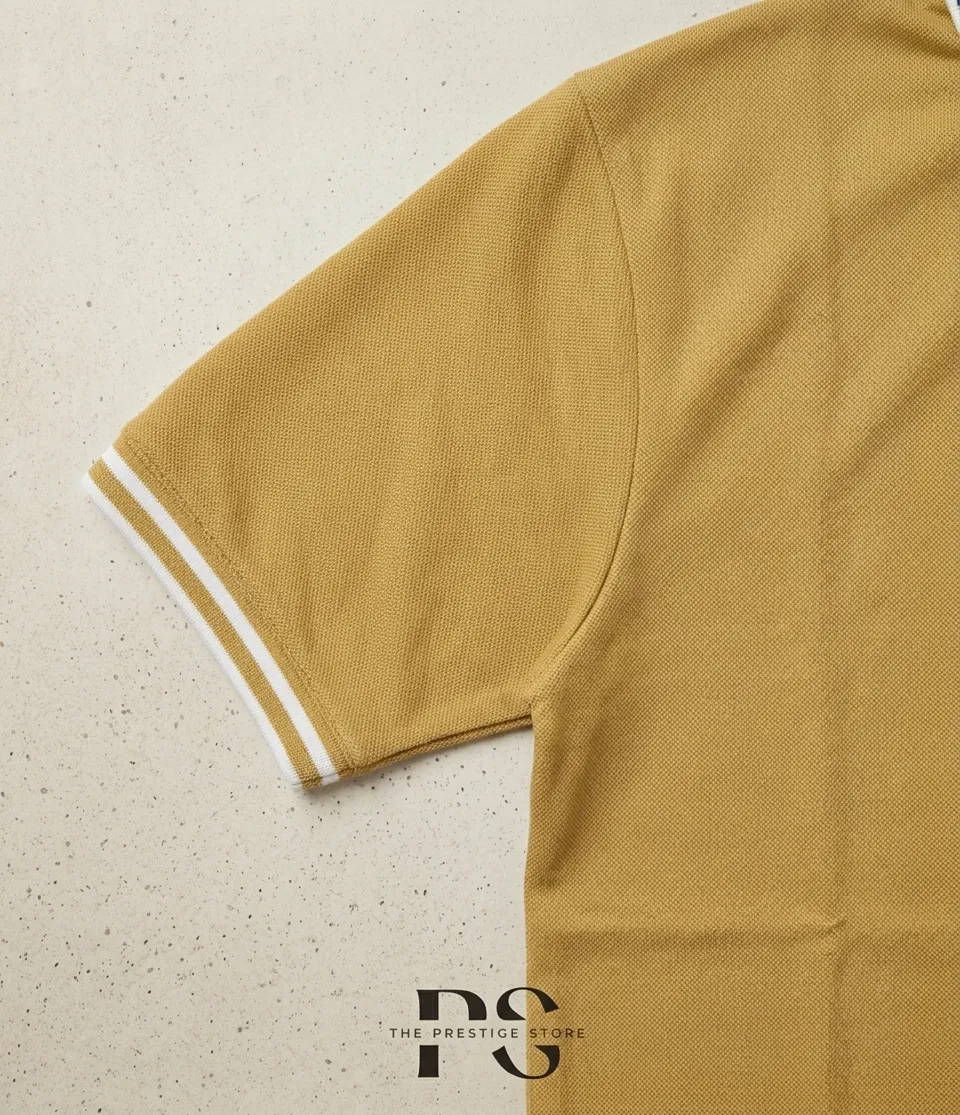 Premium Polo T-Shirt – Yellow - Image 5